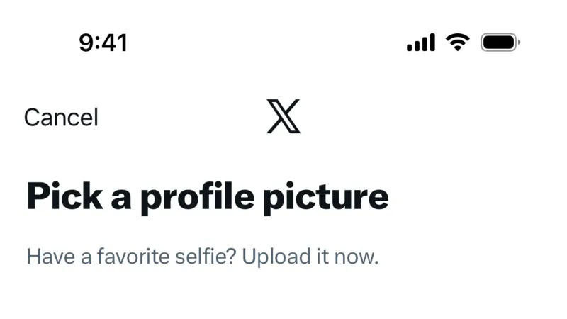 File Upload — X, Social UI