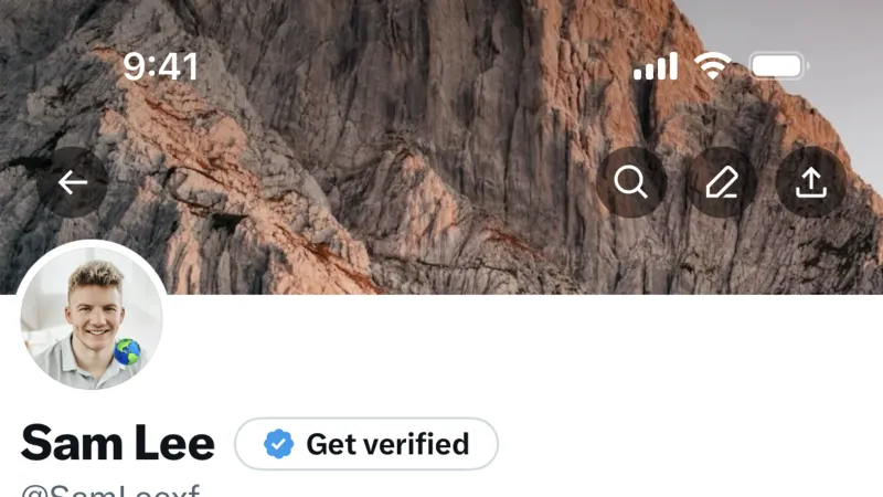 My Account & Profile — X, Social UI