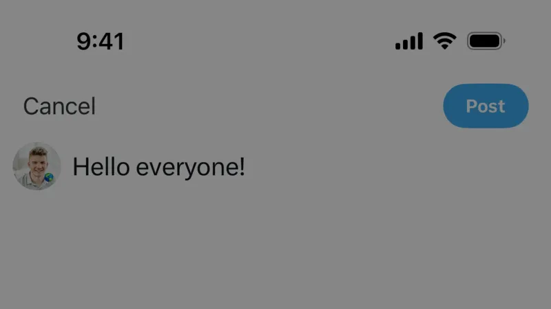 Set — X, Social UI