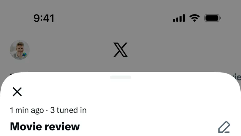 Audio Player — X, Social UI