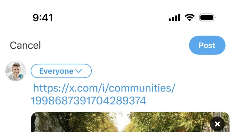 Add & Create — X, Social UI