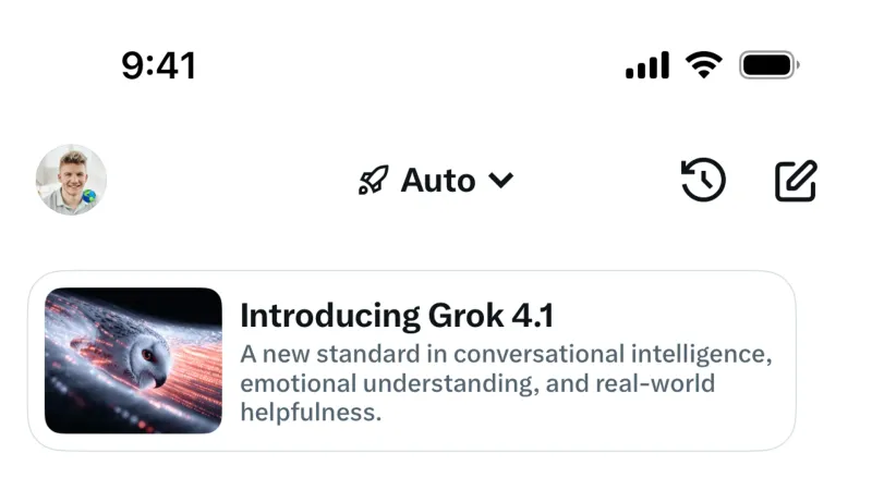 Chat Bot — X, Social UI