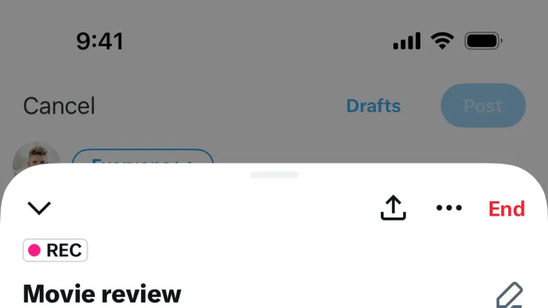 Dropdown Menu — X, Social UI
