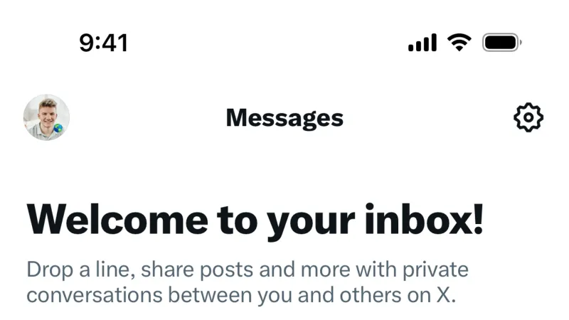 Emails & Messages — X, Social UI