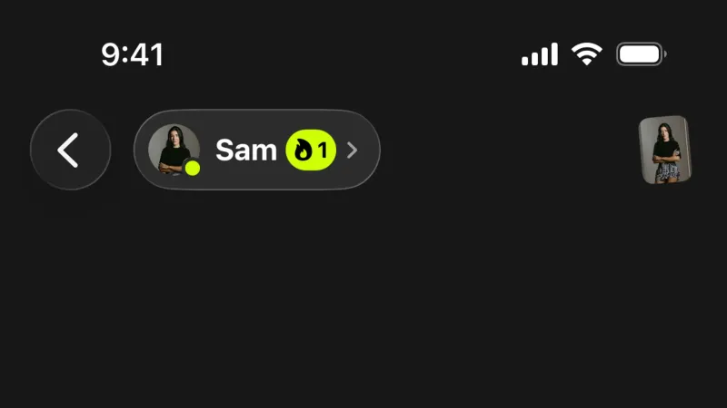 Chat Detail — Yope, Fintech UI