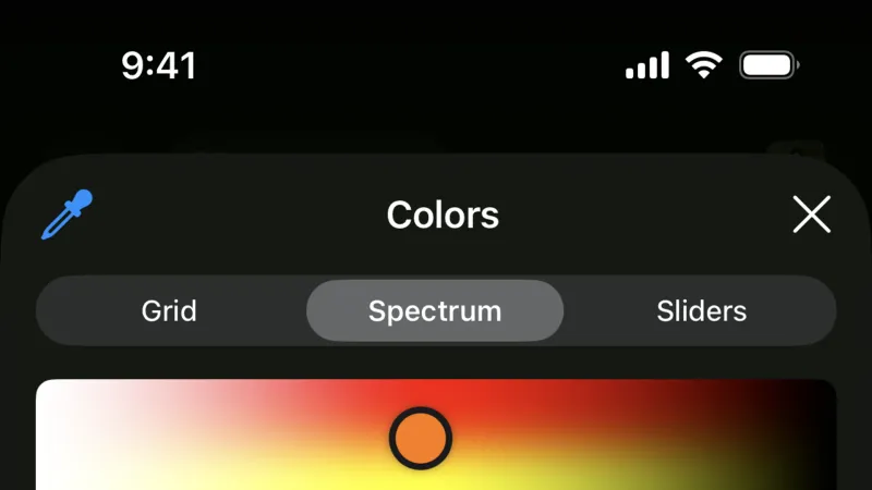 Color Picker — Yope, Fintech UI