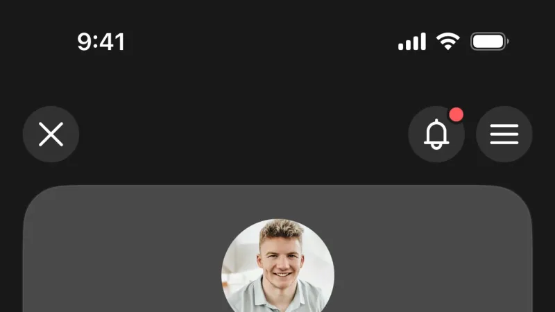 My Account & Profile — Zesty, Food & Drink UI
