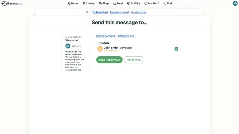 Basecamp — Productivity, интерфейс, скриншот 5/504