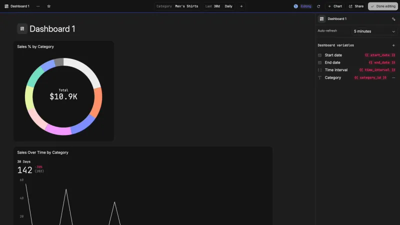 Basedash — Developer Tools, интерфейс, скриншот 3/170