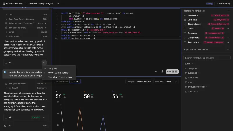 Basedash — Developer Tools, интерфейс, скриншот 5/170