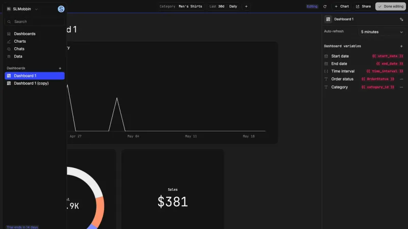 Basedash — Developer Tools, интерфейс, скриншот 6/170