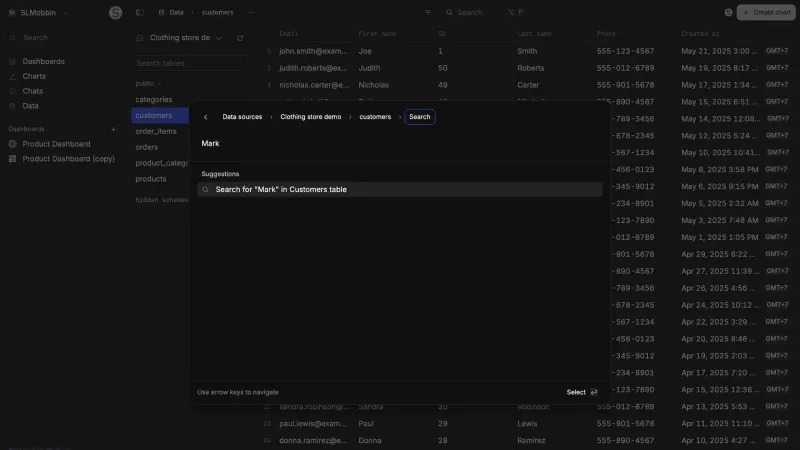 Basedash — Developer Tools, интерфейс, скриншот 12/170