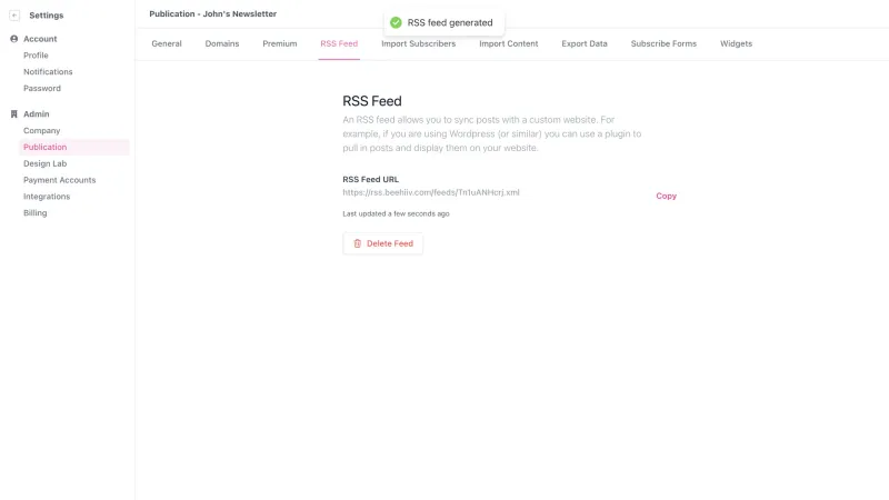 beehiiv — Marketing, интерфейс, скриншот 4/745