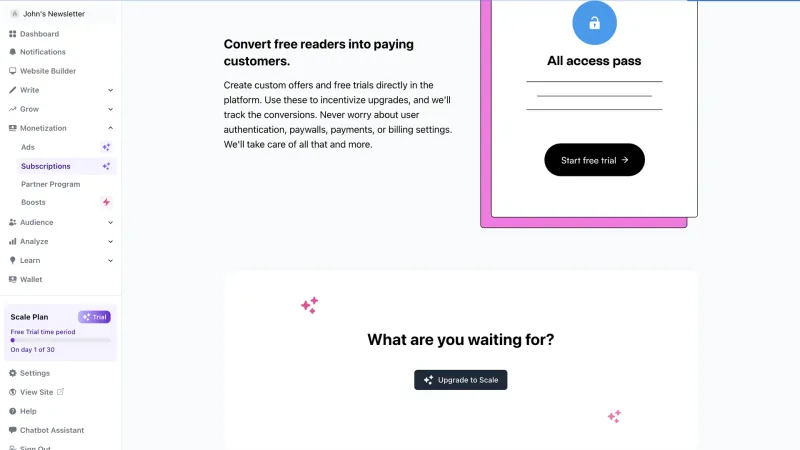 beehiiv — Marketing, интерфейс, скриншот 10/745