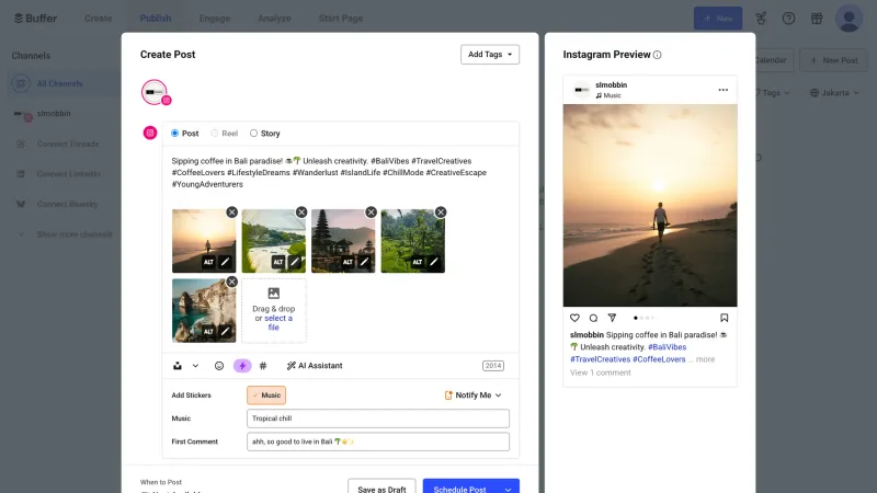 Buffer — Marketing, интерфейс, скриншот 3/243