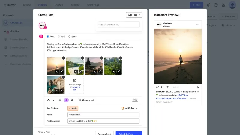 Buffer — Marketing, интерфейс, скриншот 6/243