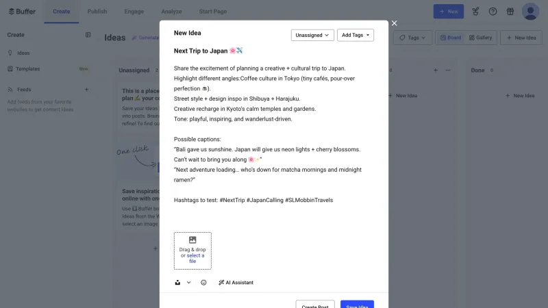 Buffer — Marketing, интерфейс, скриншот 11/243