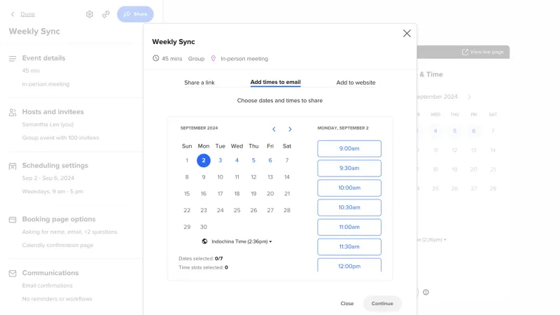 Calendly — Productivity, интерфейс, скриншот 7/617