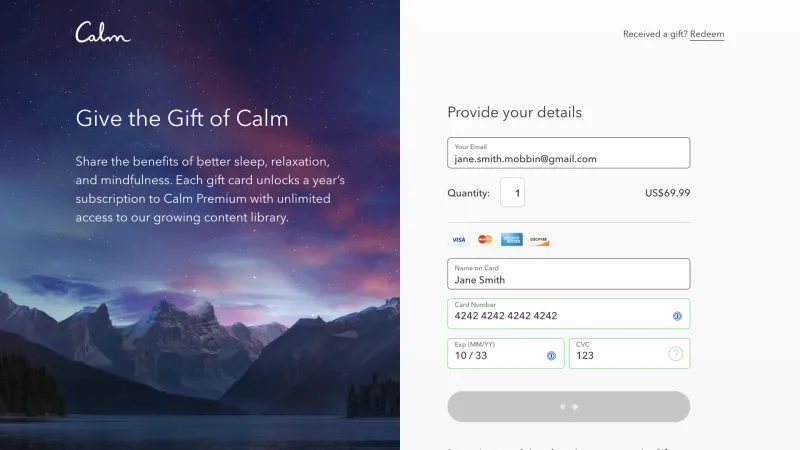 Calm — Health, интерфейс, скриншот 11/294
