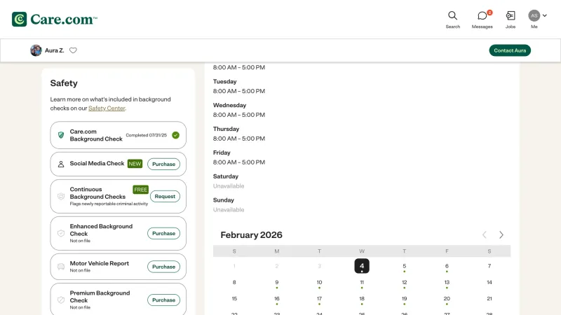 Care.com — Marketplace, интерфейс, скриншот 8/324