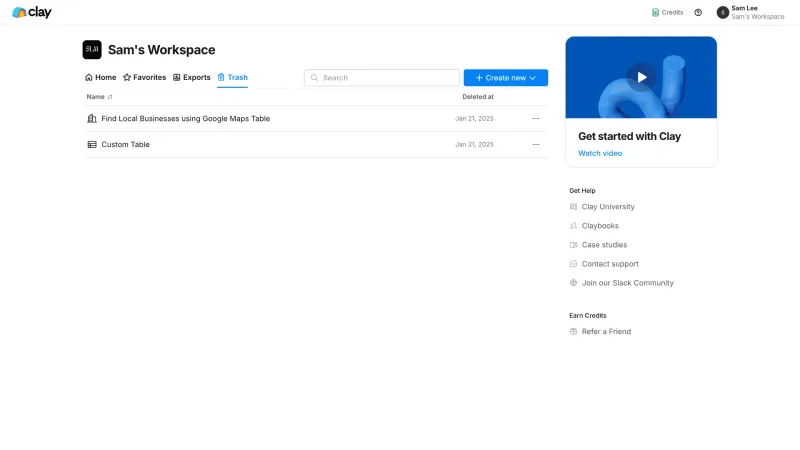 Clay — CRM, интерфейс, скриншот 5/419