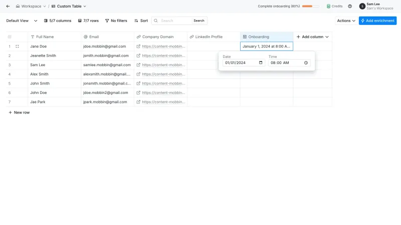 Clay — CRM, интерфейс, скриншот 7/419