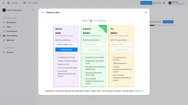 Clay — CRM, интерфейс, скриншот 8/419