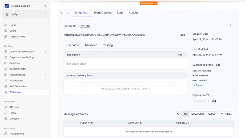 Clerk — Developer Tools, интерфейс, скриншот 2/470