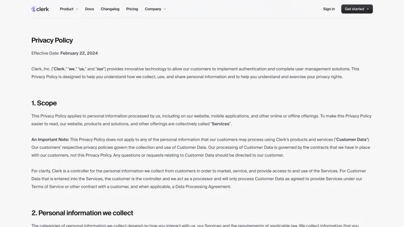 Clerk — Developer Tools, интерфейс, скриншот 7/470