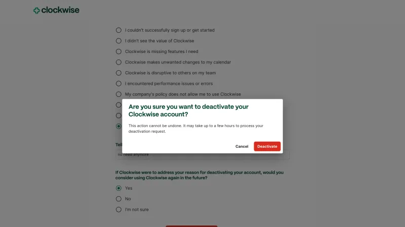 Clockwise — Productivity, интерфейс, скриншот 11/189