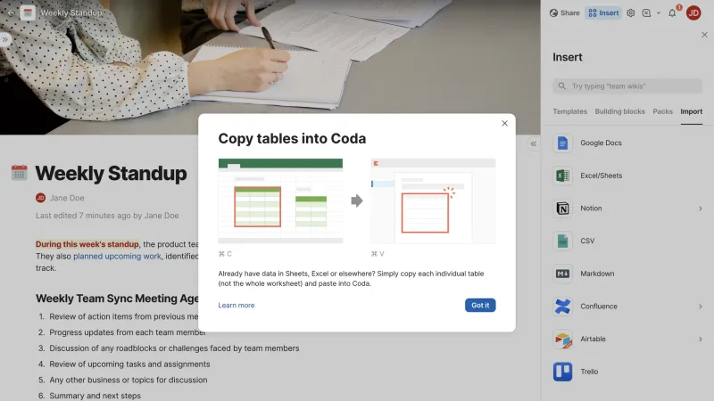 Coda — Productivity, интерфейс, скриншот 8/818