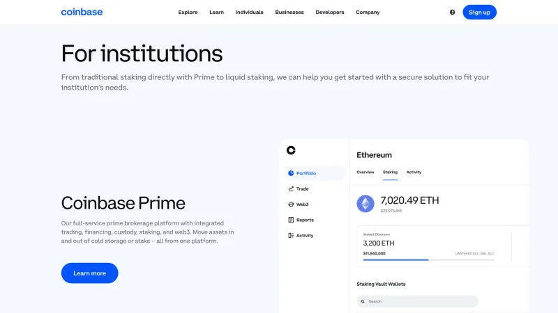 Coinbase — Fintech, интерфейс, скриншот 4/634