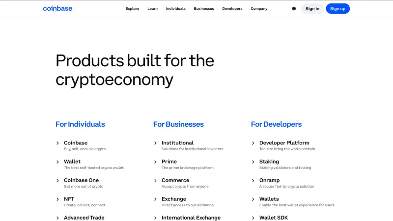 Coinbase — Fintech, интерфейс, скриншот 11/634