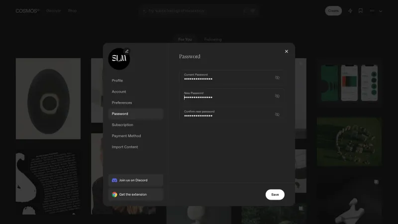 Cosmos — Design, интерфейс, скриншот 8/203