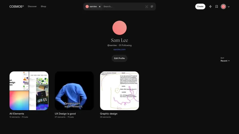 Cosmos — Design, интерфейс, скриншот 9/203