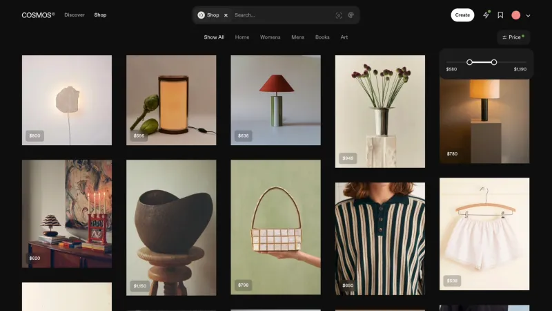 Cosmos — Design, интерфейс, скриншот 10/203