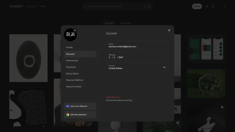 Cosmos — Design, интерфейс, скриншот 12/203