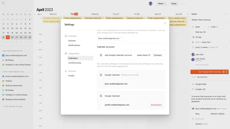 Cron Calendar — Productivity, интерфейс, скриншот 2/177