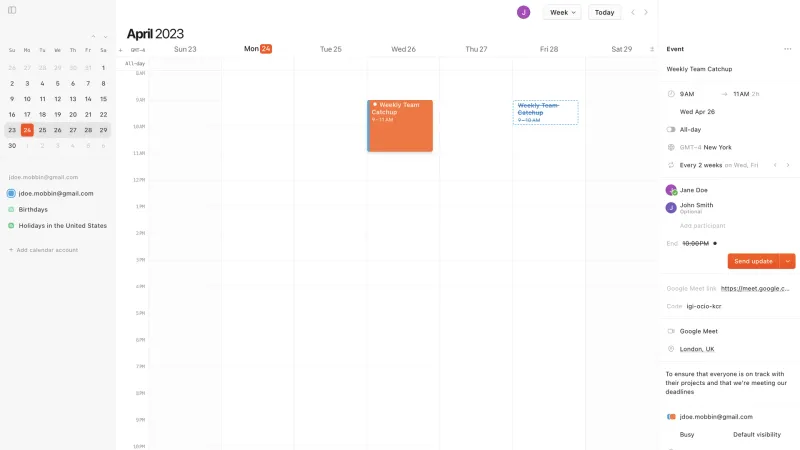 Cron Calendar — Productivity, интерфейс, скриншот 3/177