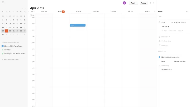 Cron Calendar — Productivity, интерфейс, скриншот 6/177