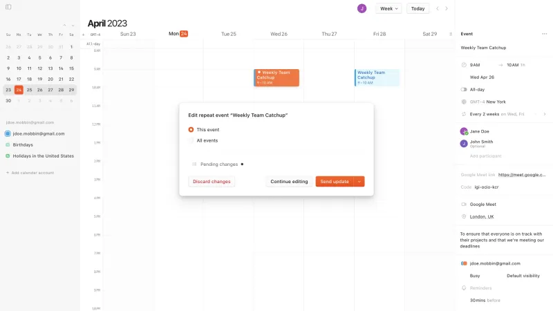Cron Calendar — Productivity, интерфейс, скриншот 8/177