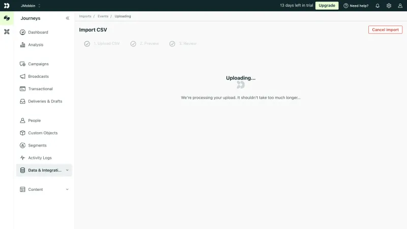 Customer.io — Marketing, интерфейс, скриншот 6/751
