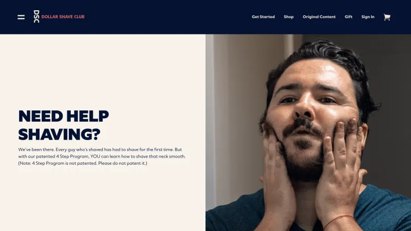 Dollar Shave Club — E-commerce, интерфейс, скриншот 7/205