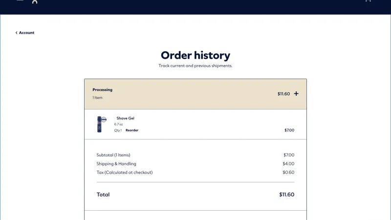 Dollar Shave Club — E-commerce, интерфейс, скриншот 12/205