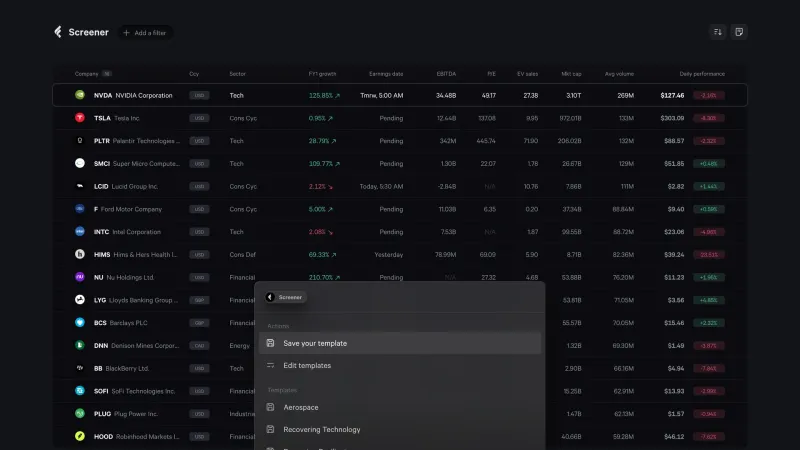 Fey — Fintech, интерфейс, скриншот 2/202