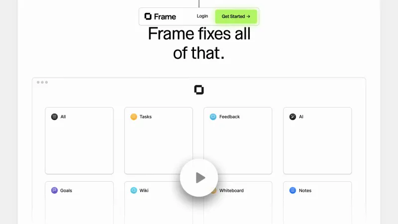 Frame — AI & ML, интерфейс, скриншот 3/289