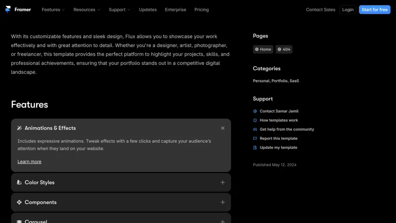 Framer — Design, интерфейс, скриншот 12/528
