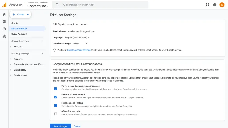 Google Analytics — Analytics, интерфейс, скриншот 5/238