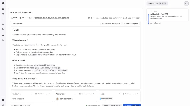 Graphite — Developer Tools, интерфейс, скриншот 4/179