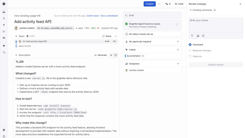 Graphite — Developer Tools, интерфейс, скриншот 7/179